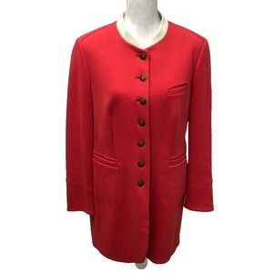 Schneiders Davinia Cotton Blazer Jackets Womens 14 Coral Red Career Office